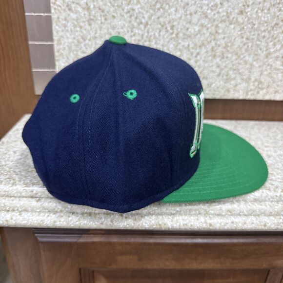 NOTRE DAME University Fighting Irish Adidas Shamrock Series Snapback Hat One Sz - Picture 2 of 6